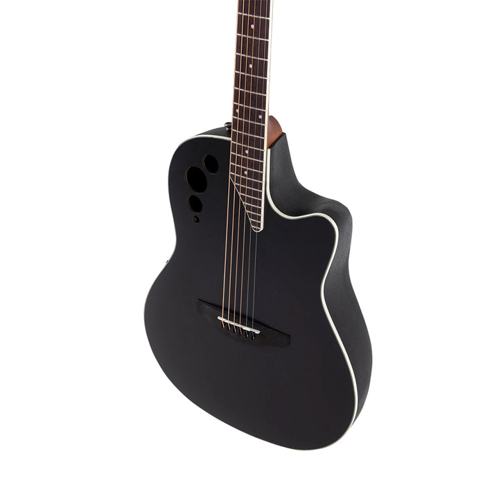 GUITARRA ELECTROACUSTICA OVATION APPLAUSE SPIRIT, ROUND BACK, BLACK AB-044-5-G