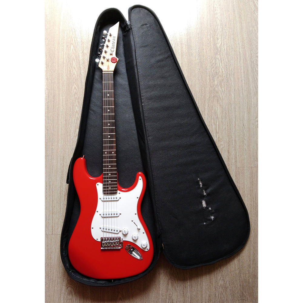 GUITARRA ELÉCTRICA CHATEAU ST1 CON ESTUCHE (USADA)