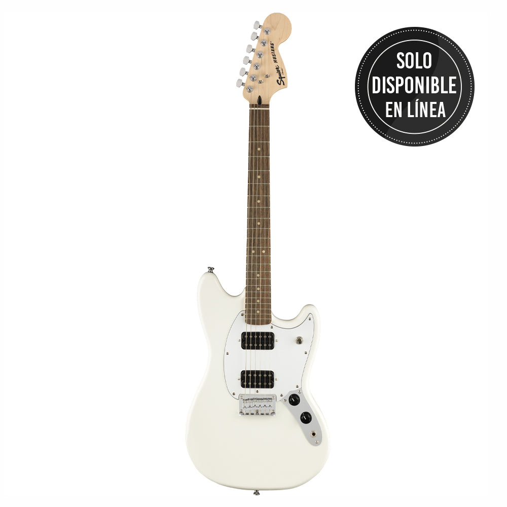 GUITARRA ELECTRICA FENDER SQUIER BULLET MUSTANG BLANCO