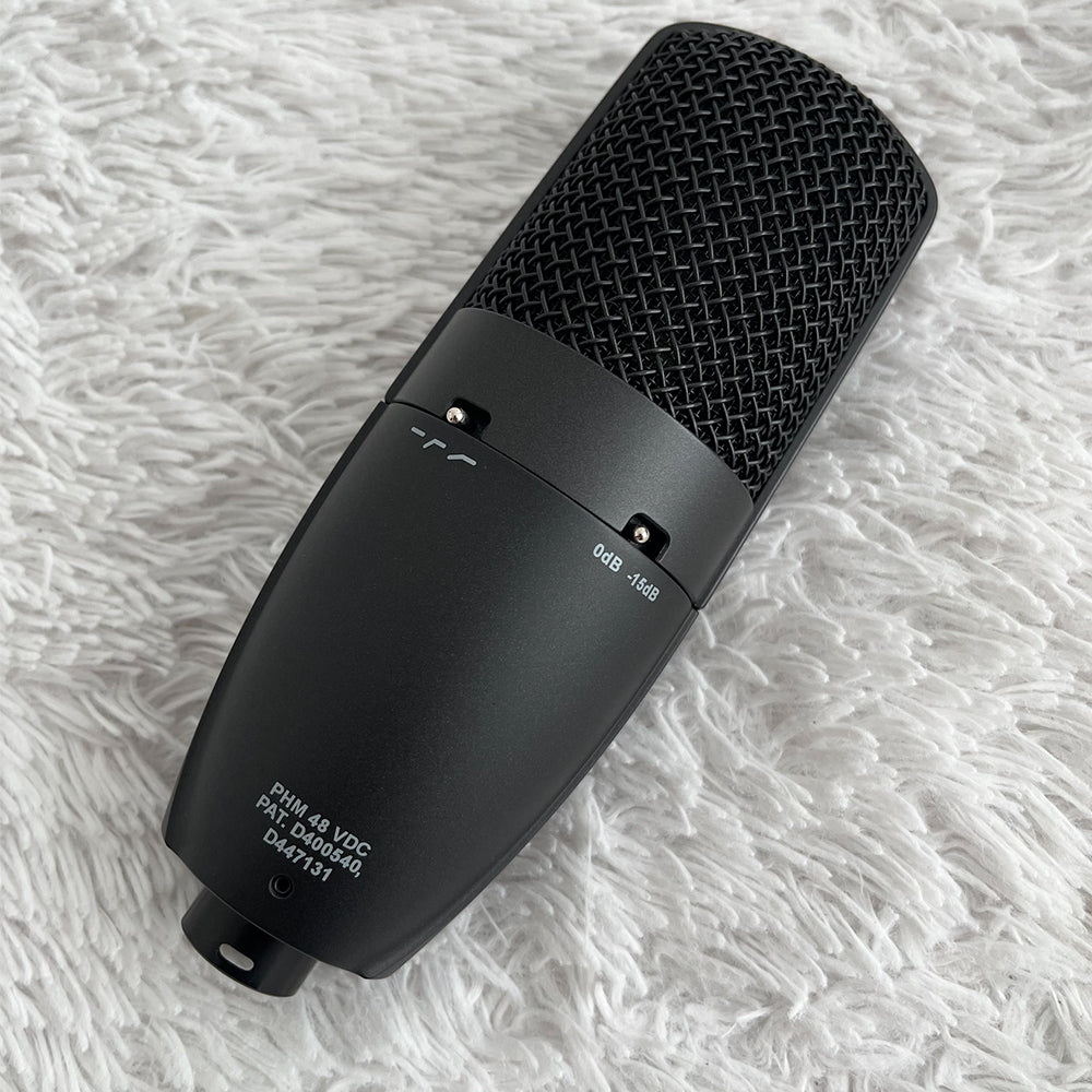 MICRÓFONO DE CONDENSADOR SHURE SM27 CARDIOIDE DIAFRAGMA GRANDE (USADO)