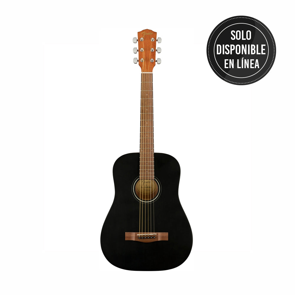 GUITARRA ACUSTICA FENDER FA-15 3/4 FOLK NEGRO