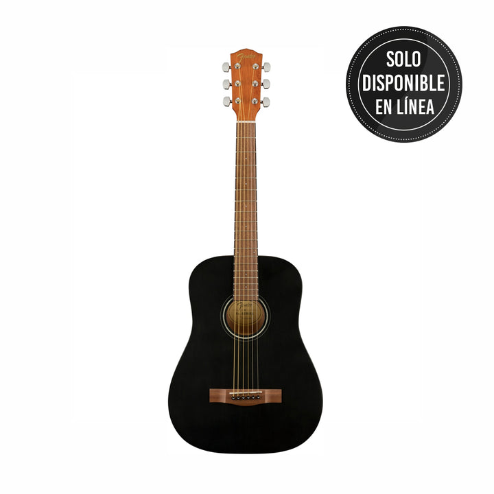 GUITARRA ACUSTICA FENDER FA-15 3/4 FOLK NEGRO