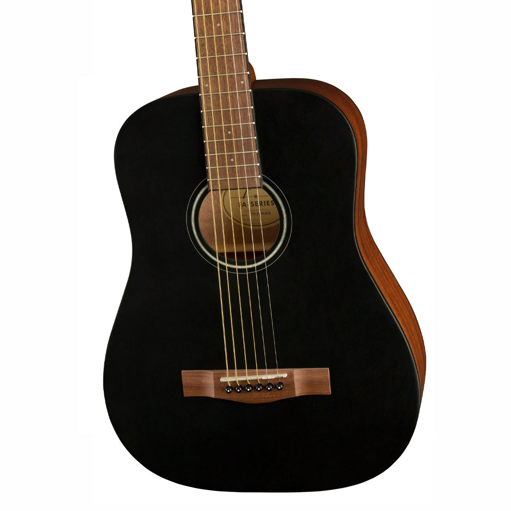 GUITARRA ACUSTICA FENDER FA-15 3/4 FOLK NEGRO