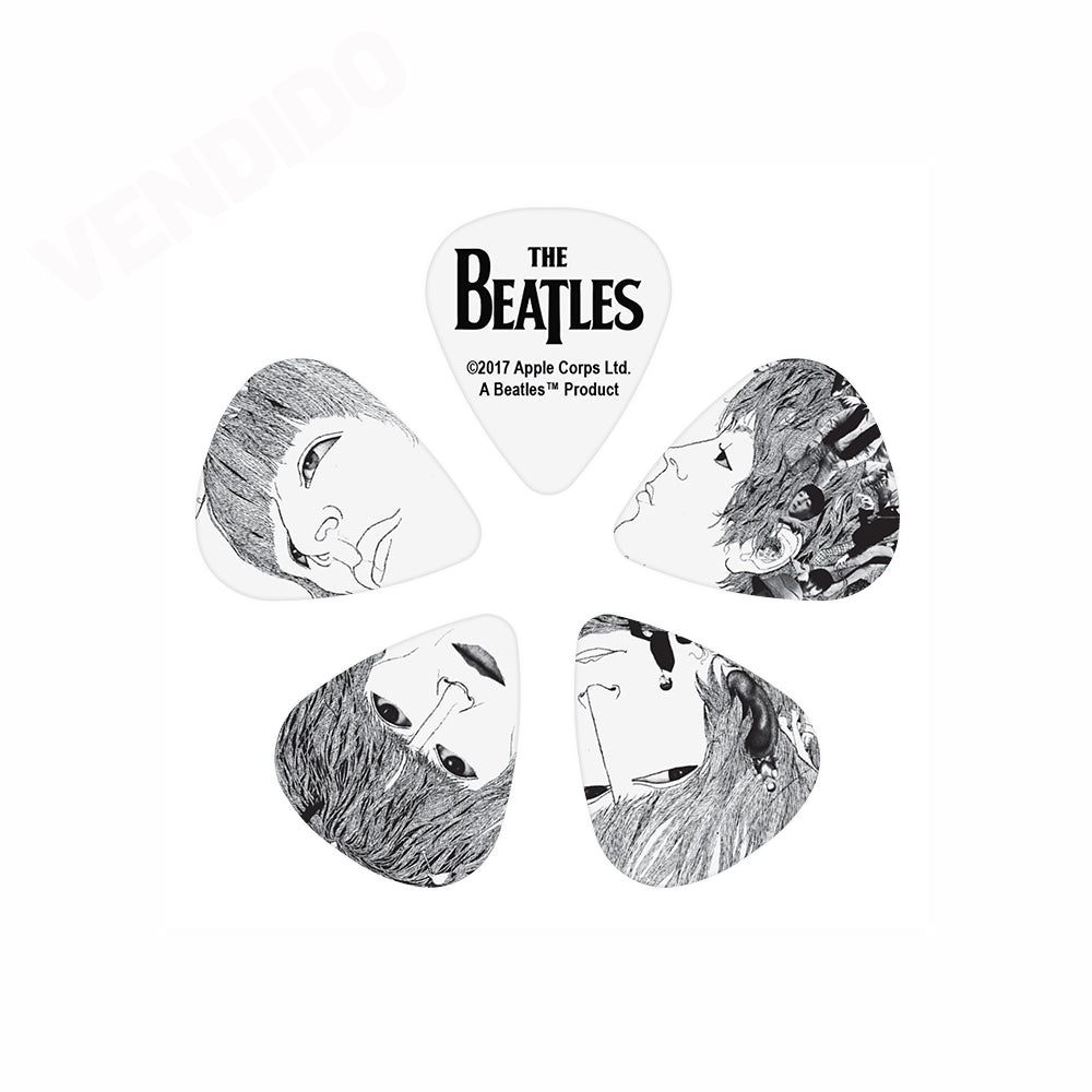 PICKS DADDARIO 1CWH4-10B1 THE BEATLES, REVOLVER 0.70MM, 10 UNIDADES