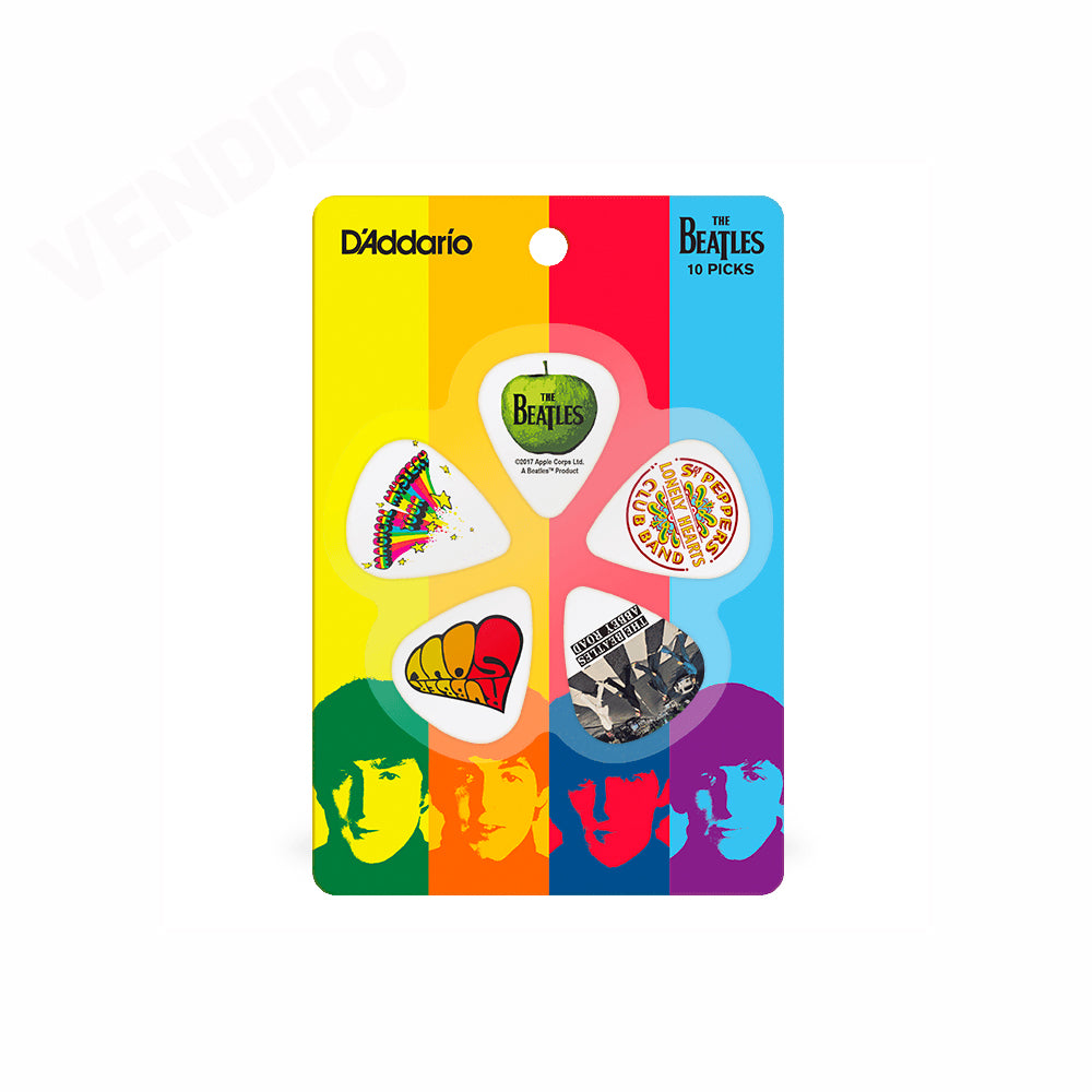 PICKS DADDARIO 1CWH6-10B3 THE BEATLES, ALBUMS 1.0, 10 UNIDADES