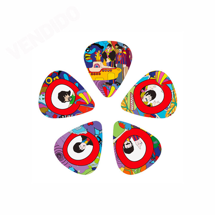 PICKS DADDARIO 1CWH6-10B7 THE BEATLES, YELLOW SUBMARINE, 0.85MM, 10 UNIDADES