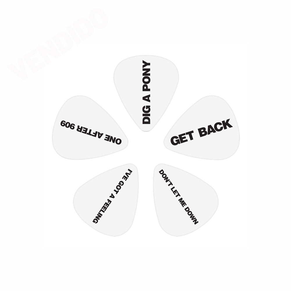 PICKS DADDARIO 1CWH4-10B8 THE BEATLES, GET BACK 0.70MM, 10 UNIDADES