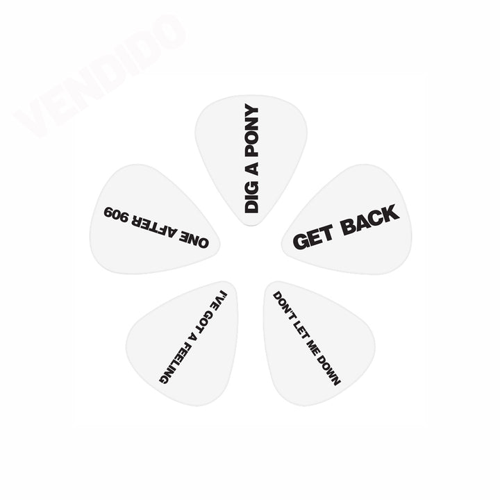 PICKS DADDARIO 1CWH4-10B8 THE BEATLES, GET BACK 0.70MM, 10 UNIDADES