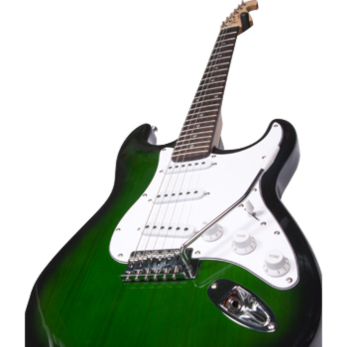 GUITARRA ELECTRICA TEXAS E10W-S-GB, GREEN BURST