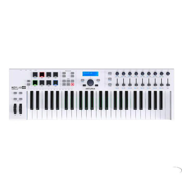 CONTROLADOR ARTURIA KEYLAB ESSENTIAL 49, MIDI 49 TECLAS