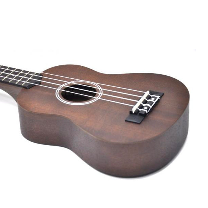 UKELELE SOPRANO ELECTROACUSTICO TEXAS KU-SE/B, CON FORRO