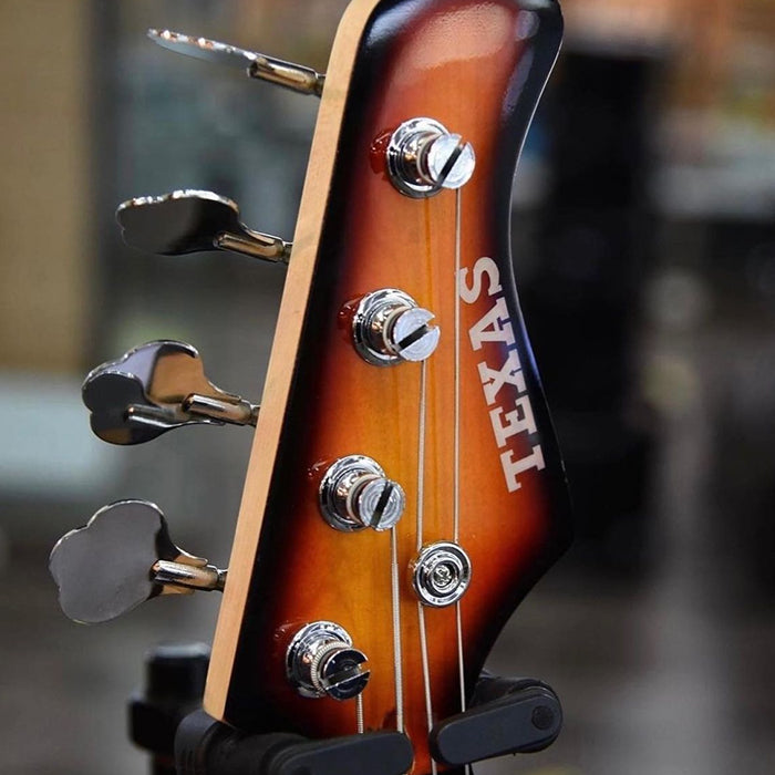BAJO ELECTRICO TEXAS E82-3TS, 4 CUERDAS,SUNBURST