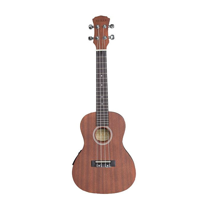 UKELELE CONCIERTO ELECTROACUSTICO TEXAS KU-CE/B, CON FORRO