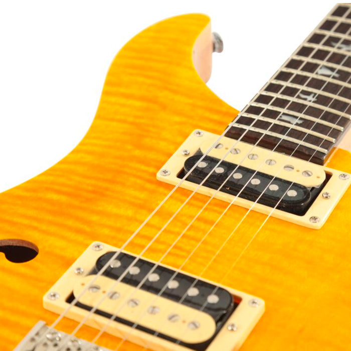 GUITARRA ELECTRICA PRS SE CUSTOM 22 SEMI-HOLLOW CU2SHSY, SANTANA YELLOW