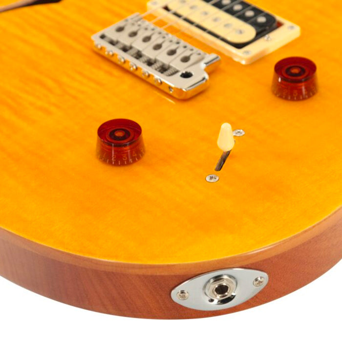 GUITARRA ELECTRICA PRS SE CUSTOM 22 SEMI-HOLLOW CU2SHSY, SANTANA YELLOW