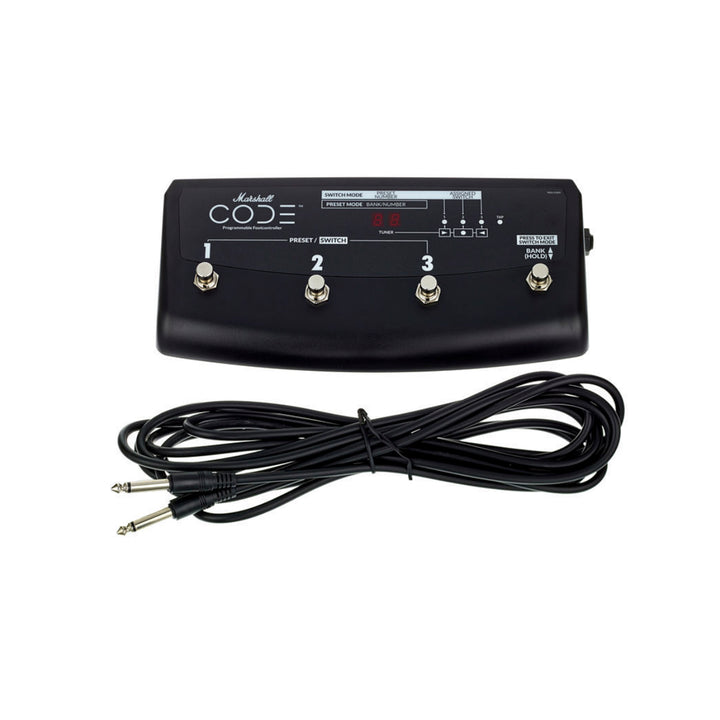 FOOTSWITCH MARSHALL PEDL-91009 DE 4 VIAS PARA AMPLIFICADOR CODE