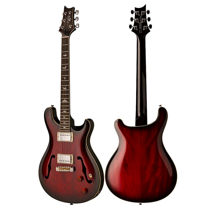 GUITARRA ELECTRICA PRS SE HOLLOWBODY STANDARD HBECBFR, FIRE RED BURST