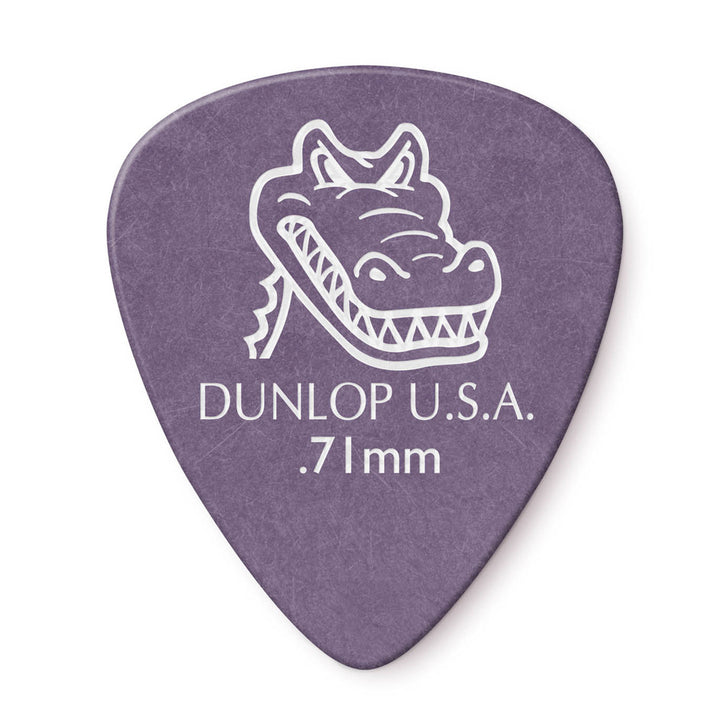 PICK GATOR GRIP DUNLOP 417P.71, .71, 12 UNIDADES