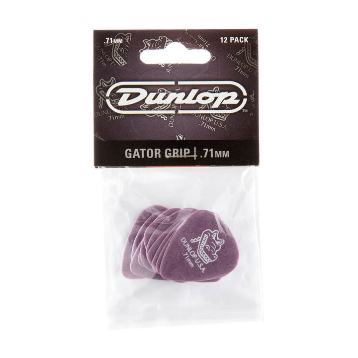 PICK GATOR GRIP DUNLOP 417P.71, .71, 12 UNIDADES