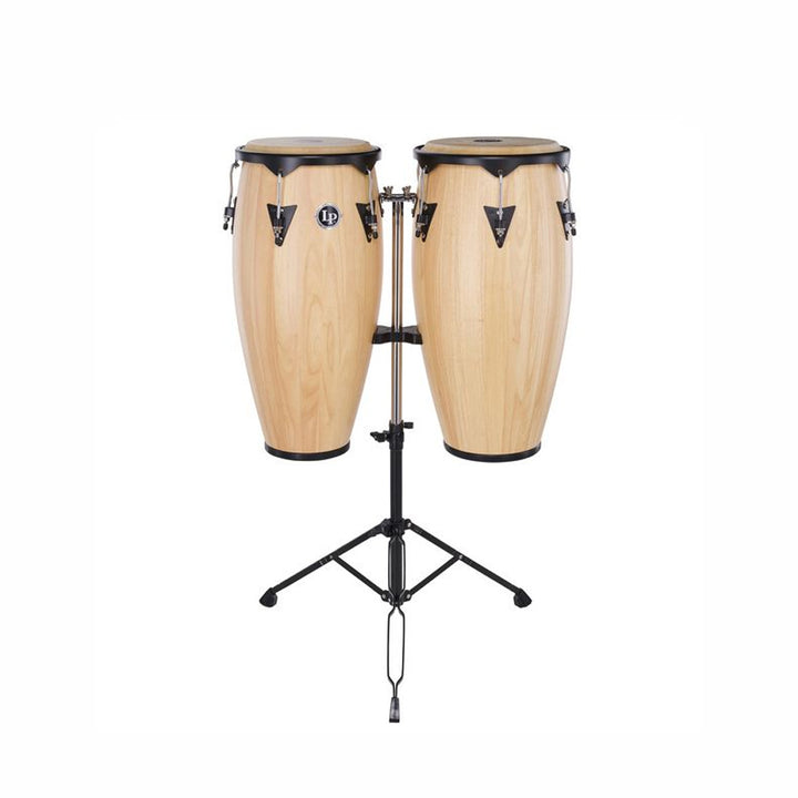 SET CONGA MADERA LATIN PERCUSSION LP647NY-AW,11" 12",CITY SERIES,NATURAL,STAND