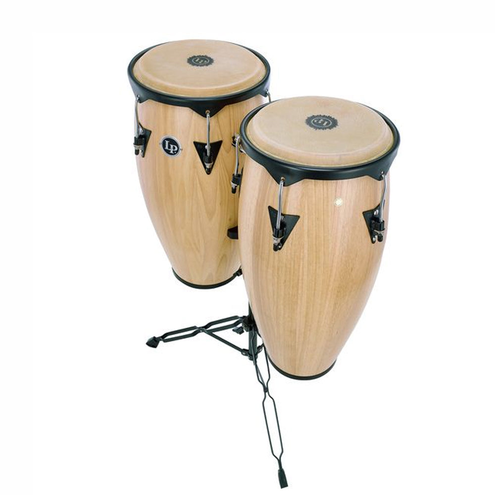 SET CONGA MADERA LATIN PERCUSSION LP647NY-AW,11" 12",CITY SERIES,NATURAL,STAND