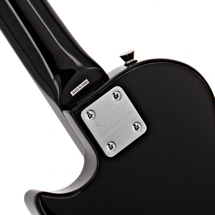 GUITARRA ELECTRICA EPIPHONE LES PAUL EXPRESS, ENL2EBCH4, EBONY ESCALA CORTA