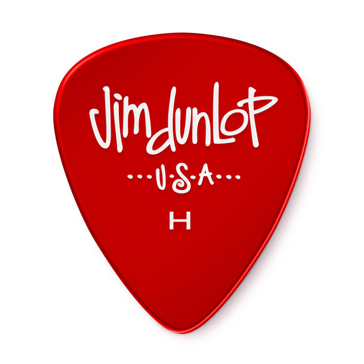 PICK GEL DUNLOP 486PHV HEAVY, RED, 12 UNIDADES