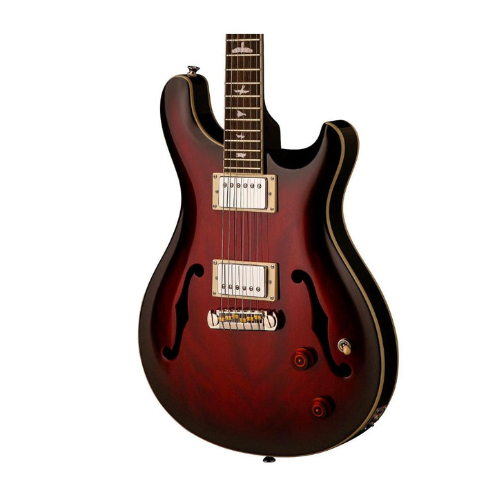 GUITARRA ELECTRICA PRS SE HOLLOWBODY STANDARD HBECBFR, FIRE RED BURST