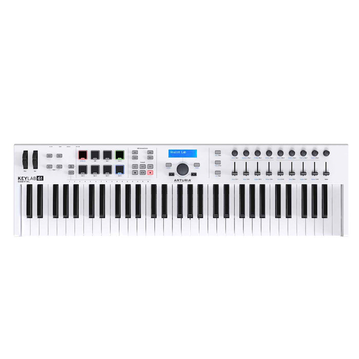 CONTROLADOR ARTURIA KEYLAB ESSENTIAL 61, MIDI 61 TECLAS