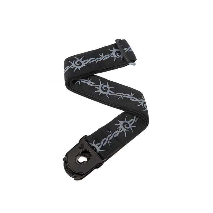 CORREA GUITARRA ELECTRICA DADDARIO 50PLA04 CON SEGUROS, BARBED WIRE