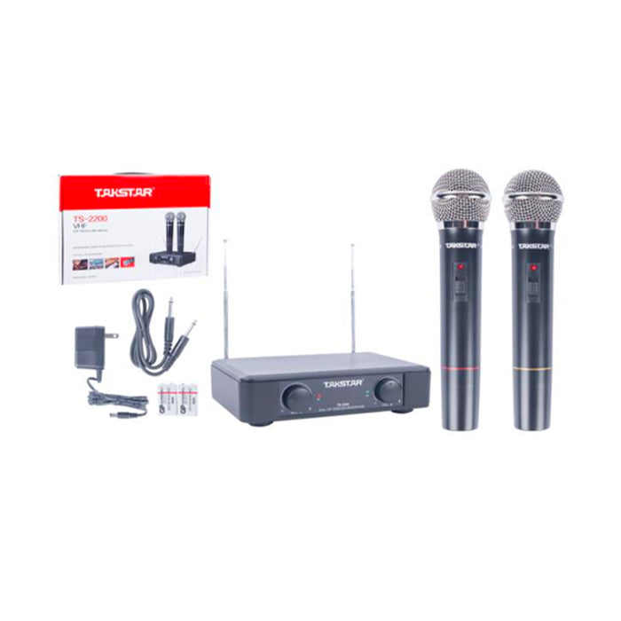 MICROFONO INALAMBRICO MANO X 2 TAKSTAR TS-2200
