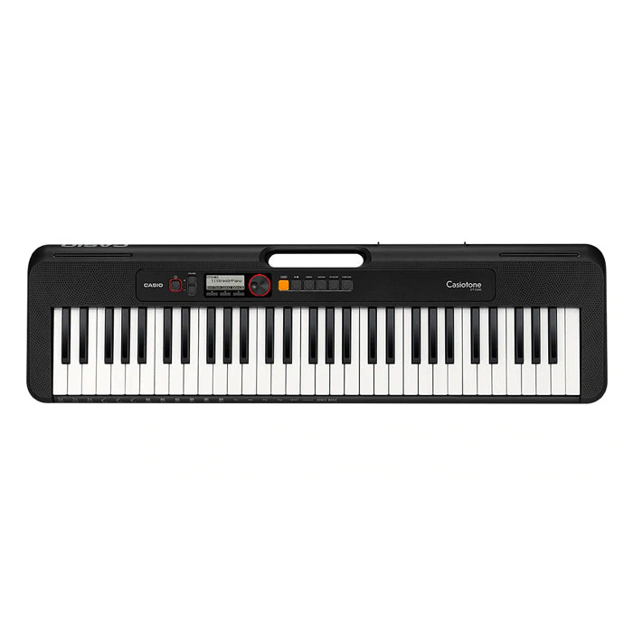 ORGANETA CASIO CT-S200BK, 5 OCTAVAS CON USB BLACK, CON ADAPTADOR