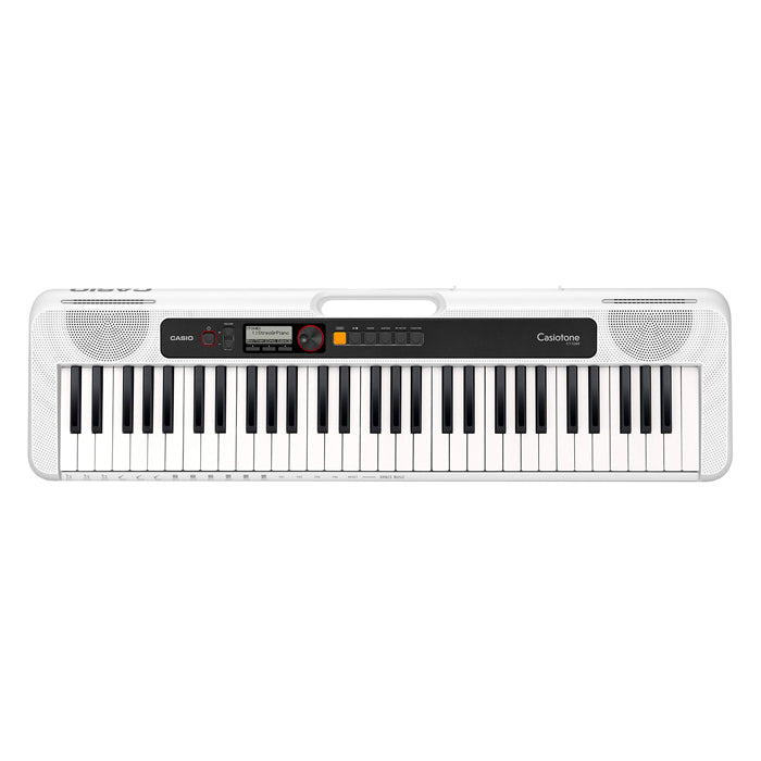 ORGANETA CASIO CT-S200WE, 5 OCTAVAS CON USB, WHITE, CON ADAPTADOR