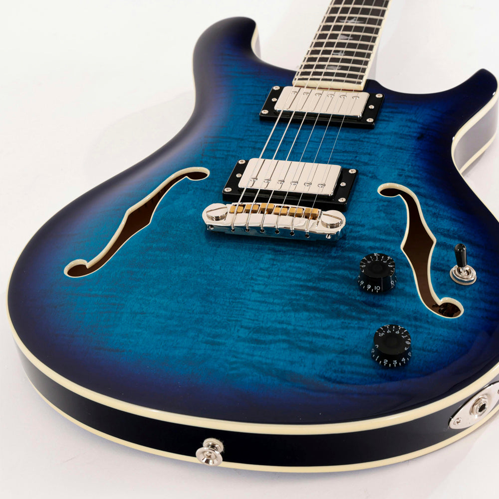 GUITARRA ELECTRICA PRS SE HOLLOWBODY II H2ECBDC, FADED BLUE BURST