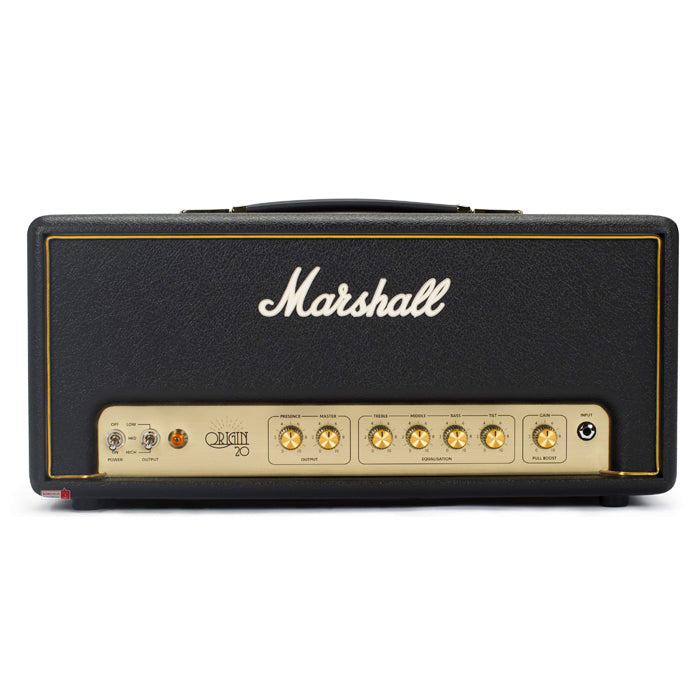 CABEZOTE GUITARRA ELECTRICA MARSHALL ORIGIN20H, 20 WATT,TUBOS
