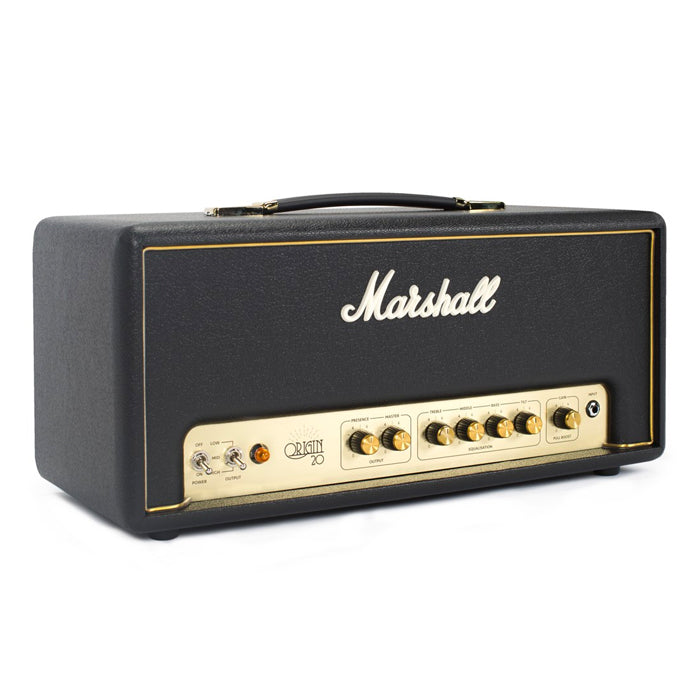 CABEZOTE GUITARRA ELECTRICA MARSHALL ORIGIN20H, 20 WATT,TUBOS