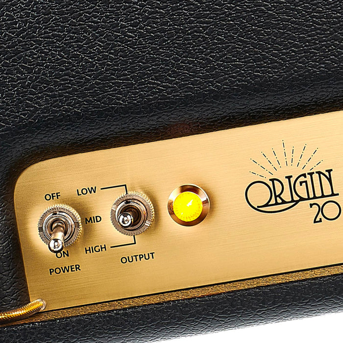 CABEZOTE GUITARRA ELECTRICA MARSHALL ORIGIN20H, 20 WATT,TUBOS
