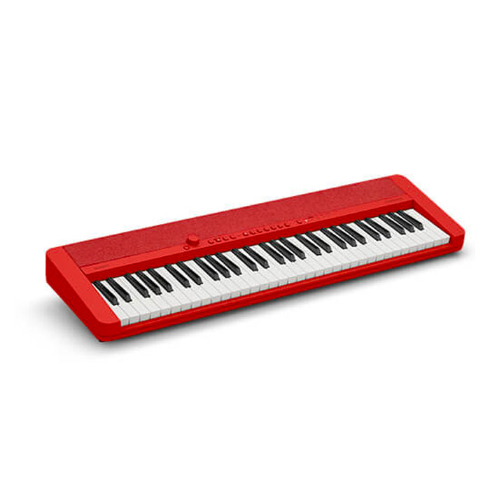 ORGANETA CASIO CT-S1RD, 5 OCTAVAS CON USB,CON ADAPTADOR