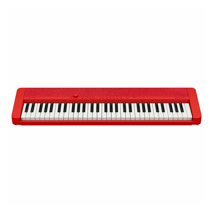 ORGANETA CASIO CT-S1RD, 5 OCTAVAS CON USB,CON ADAPTADOR