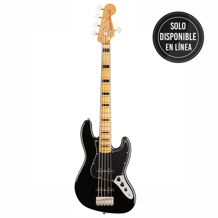 BAJO 5 CUERDAS FENDER SQUIER CLASSIC VIBES 70S JAZZ NEGRO