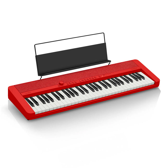 ORGANETA CASIO CT-S1RD, 5 OCTAVAS CON USB,CON ADAPTADOR