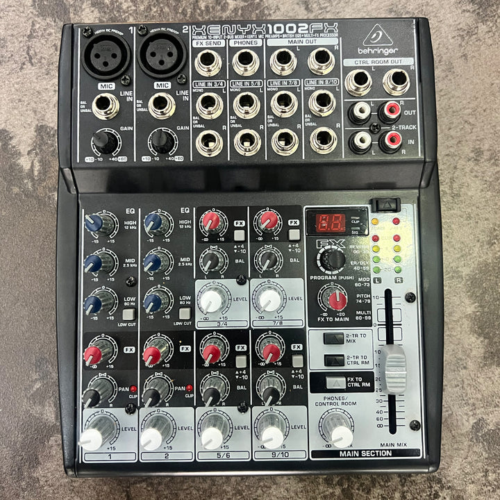 MIXER BEHRINGER XENYX 1002FX - USADO