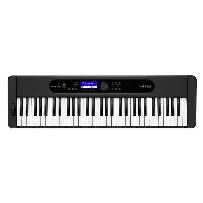 ORGANETA CASIO CT-S400, 5 OCTAVAS CON USB,CON ADAPTADOR