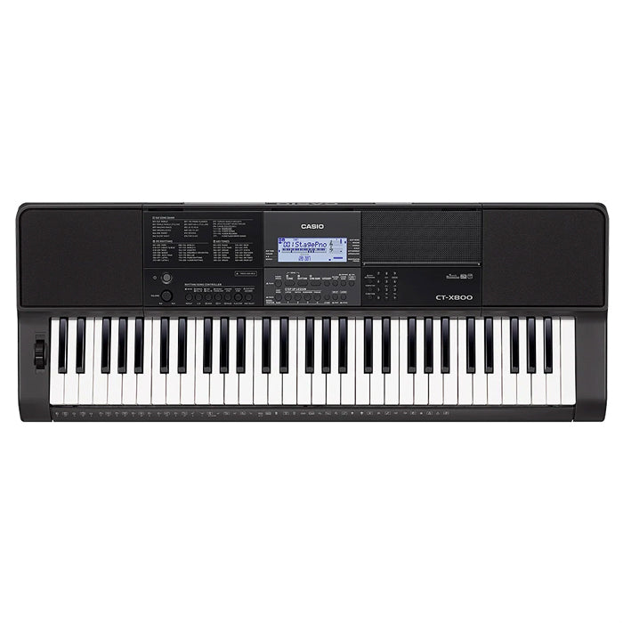 ORGANETA CASIO CT-X800, 5 OCTAVAS CON USB,CON ADAPTADOR