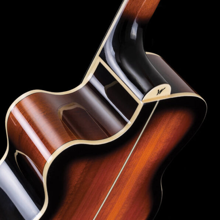 GUITARRA ELECTROACUSTICA WASHBURN EA15 CUERDA METAL,TOBACCO BURST