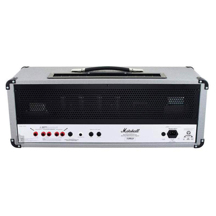 CABEZOTE GUITARRA ELECTRICA MARSHALL 2555X, 100 WATT, TUBOS, SILVER JUBILEE