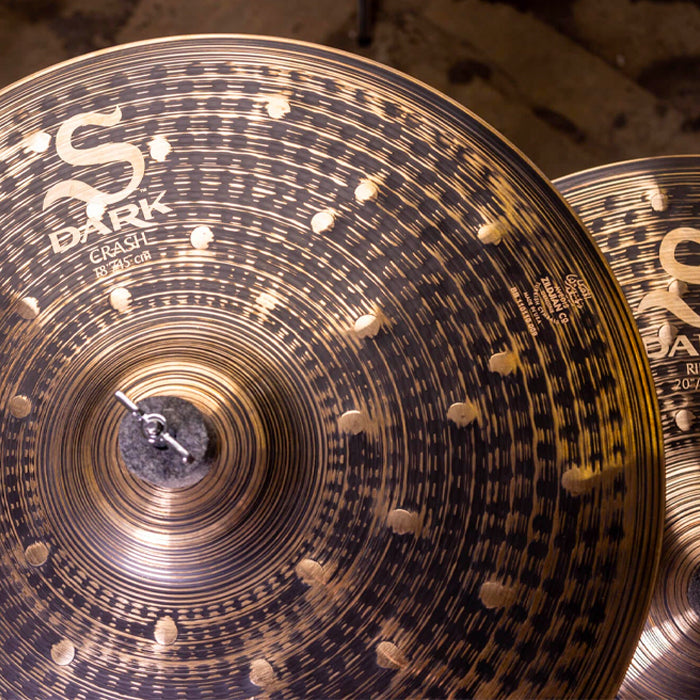 SET PLATILLOS ZILDJIAN S DARK (SD4680) 14" HI HATS,16" CRASH,18" CRASH,20" RIDE