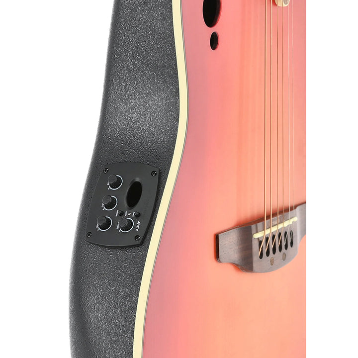 GUITARRA ELECTROACUSTICA OVATION APPLAUSE ELITE, ROUND BACK, HONEYBURST AE48-1I