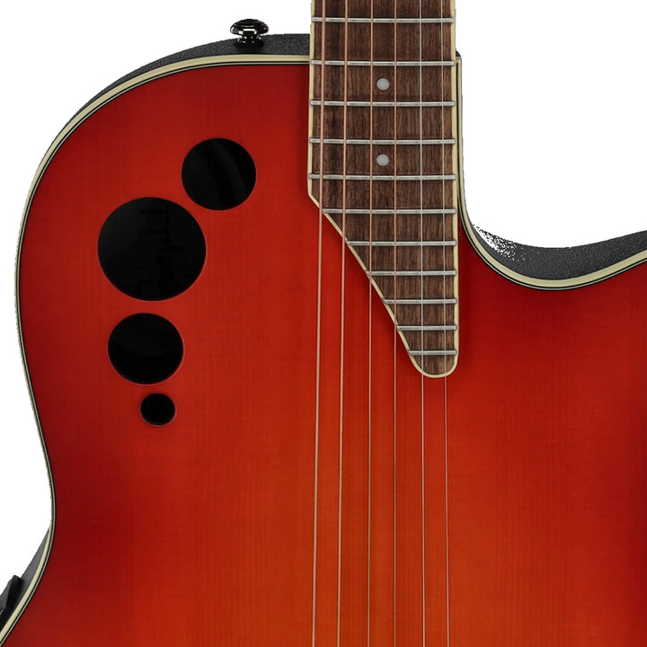 GUITARRA ELECTROACUSTICA OVATION APPLAUSE ELITE, ROUND BACK, HONEYBURST AE48-1I