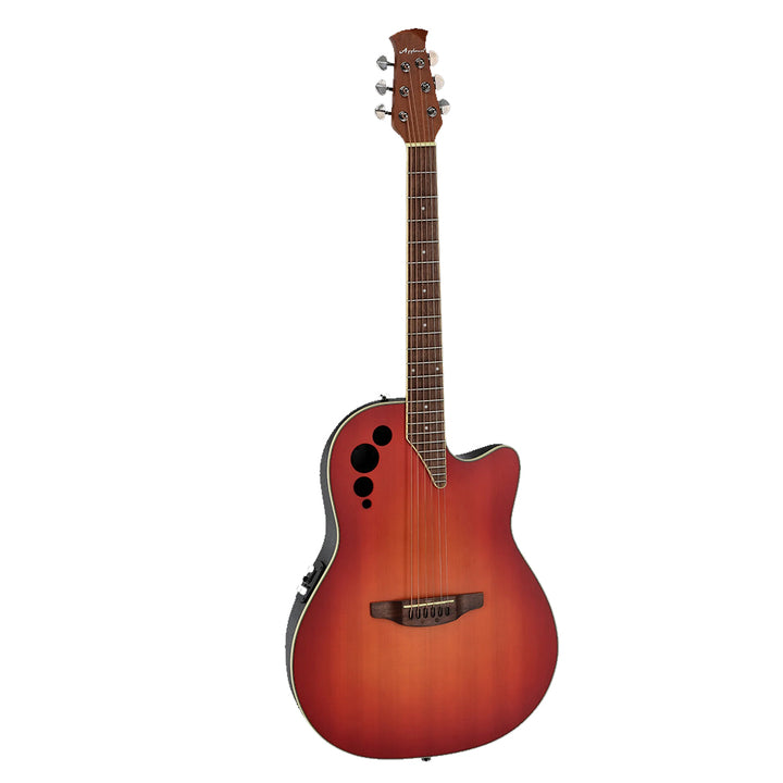 GUITARRA ELECTROACUSTICA OVATION APPLAUSE ELITE, ROUND BACK, HONEYBURST AE48-1I